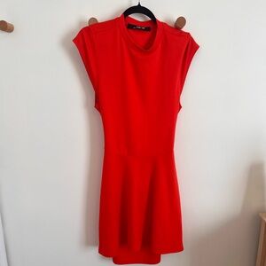 Silence + Noise Vibrant Red Mini Dress